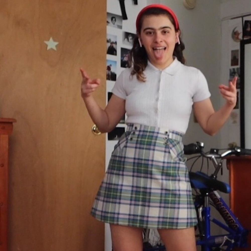 Vintage plaid skirt
